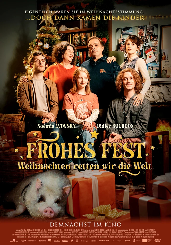 Filmplakat: Frohes Fest - Weihnachten retten wir die Welt