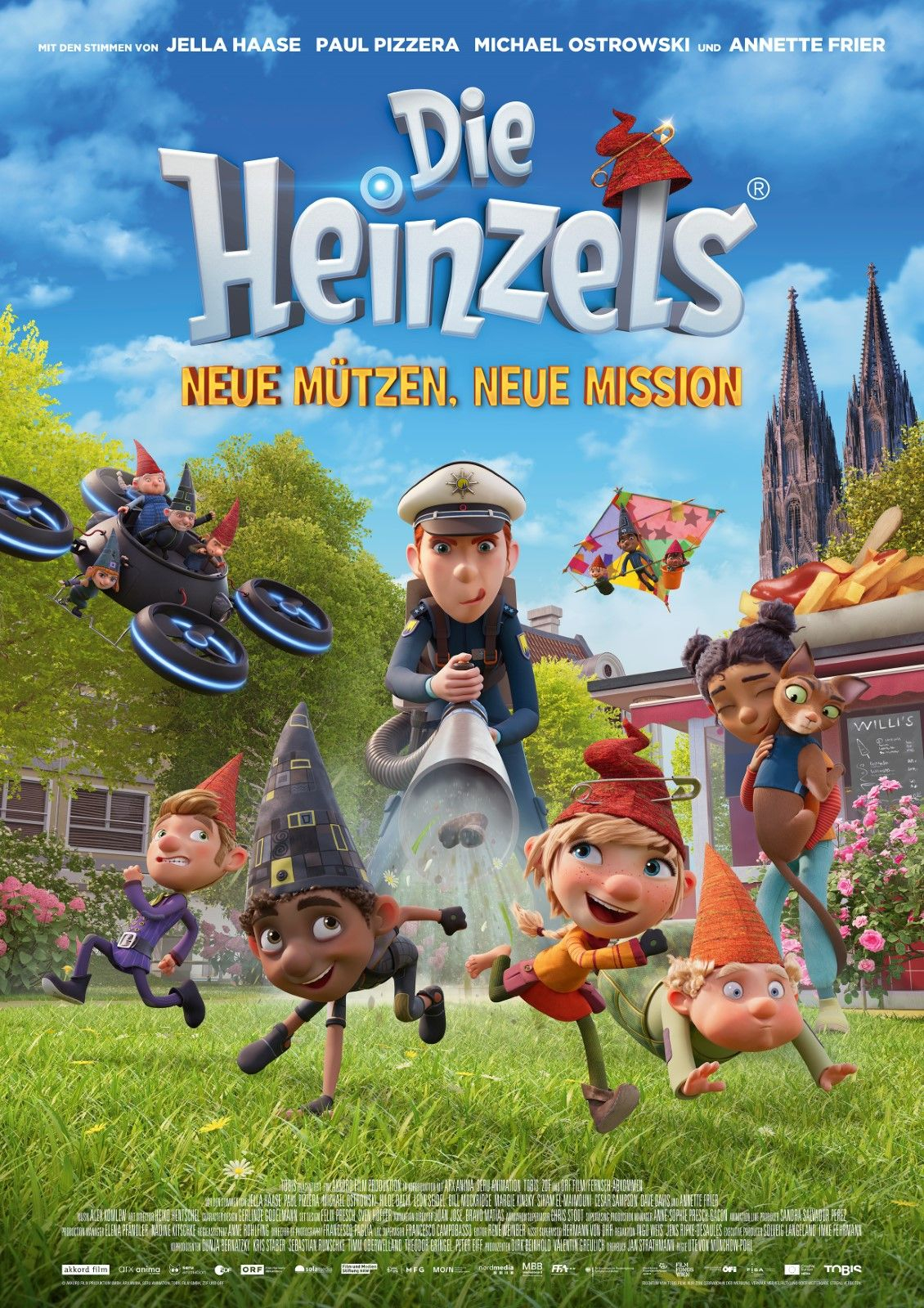 Filmplakat: Die Heinzels - Neue Mützen, Neue Mission